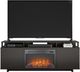 Ameriwood Home Mason Espresso 65'' Electric Fireplace Media Console-2