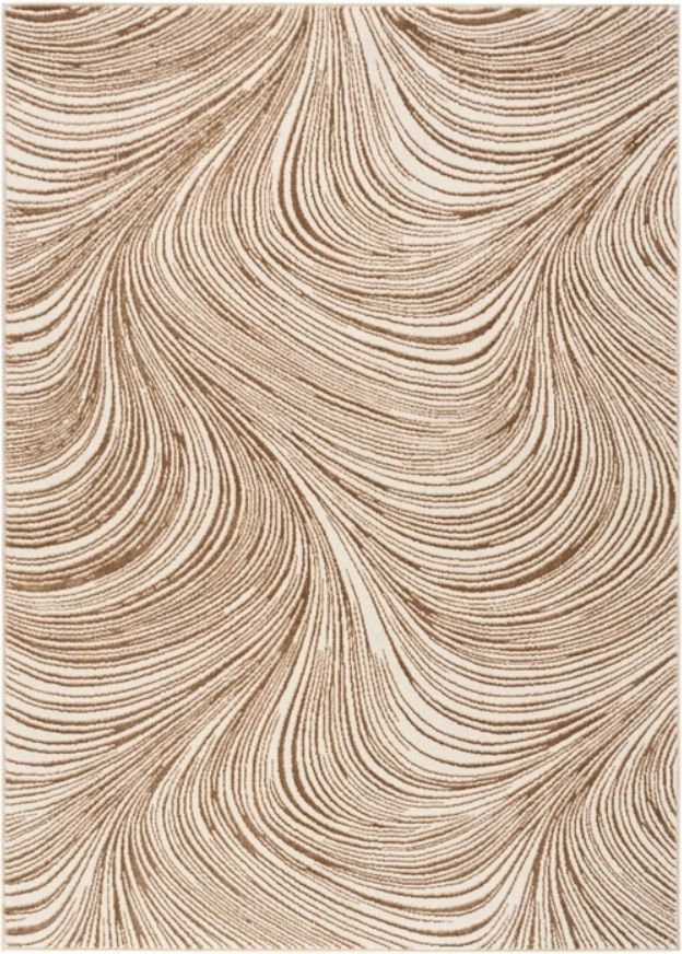 Nourison Home™ DNKY Central Park West Beige Brown 5'x7' Style 2 Area Rug-0