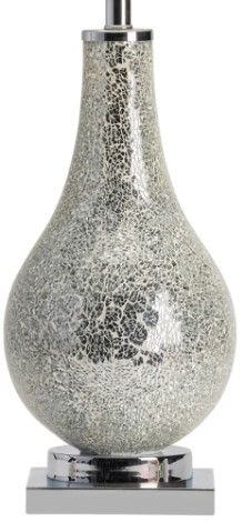 Crestview Collection Ascott Chrome/Silver/White Table Lamp-2