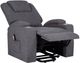 Coaster® Louie Gray Upholstered Power Reclining Chair Lift and Massage-4