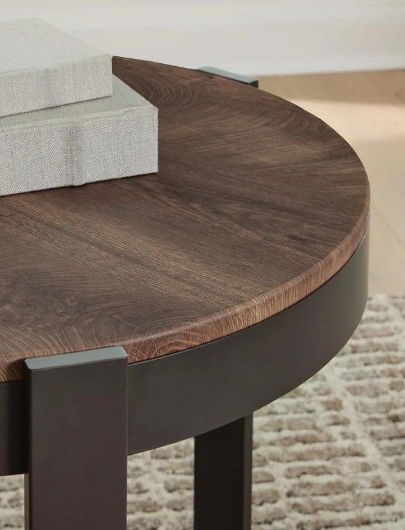 Signature Design by Ashley® Horizon Hills 3-Piece Black/Brown Occasional Table Set-1