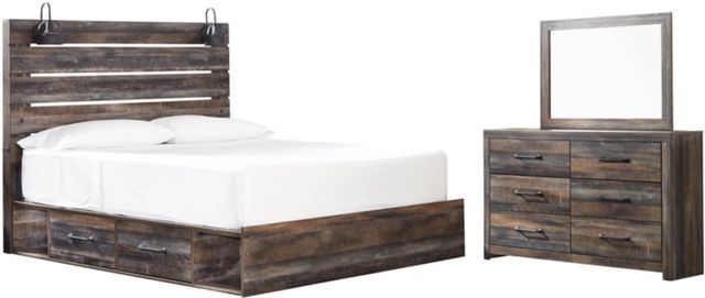 Signature Design by Ashley® Drystan 3-Piece Multi King Panel Storage Bed Set-0