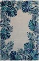 KAS Rugs Cove Blue/Ivory Tropics 5'x8' Area Rug-0