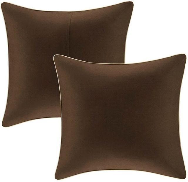 Olliix by Madison Park Essentials 16 Piece Brown King Zara Jacquard Complete Bedding Set with 2 Sheet Sets-4