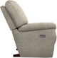 La-Z-Boy® Maverick Stucco Power Rocking Recliner with Headrest-2