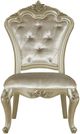 New Classic® Home Furnishings Monique Champagne/Silver Dining Side Chair-2