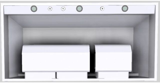Vent-A-Hood® Designer Series 48" White Wall Mounted Range Hood-3