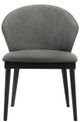 Armen Living Juno 2-Piece Charcoal Dining Side Chairs-1
