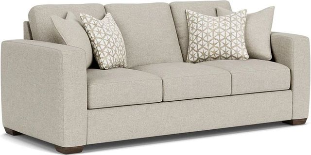 Flexsteel® Collins Silver Driftwood Three-Cushion Sofa-0