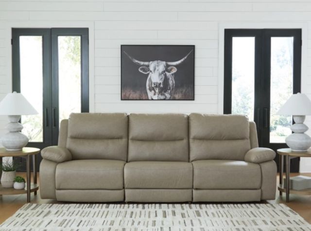 Signature Design by Ashley® Brannigan 3-Piece Pebble Modular Power Reclining Sectional-1