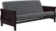 dhp furniture® Lexi Gray Full Futon Mattress-3