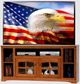 American Heartland Manufacturing Oak 66" TV Stand-1