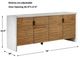 Uttermost® Brinson Medium/White Carved Wood Cabinet-2