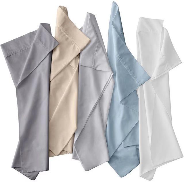 Tempur-Pedic® TEMPUR Luxe White Egyptian Cotton Queen Sheet Set-3
