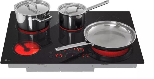 LG 30” Black Ceramic Electric Cooktop-3