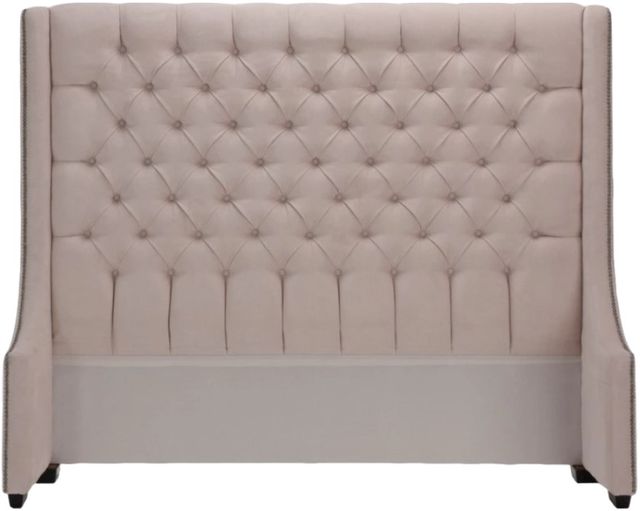 Decor-Rest® Furniture LTD Customizable 90 Queen Upholstered Panel Bed-1