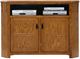 American Heartland Manufacturing Oak 57" Tall Corner TV Stand-0