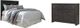 Signature Design by Ashley® Brinxton 2-Piece Charcoal Queen/Full Panel Headboard Set-0