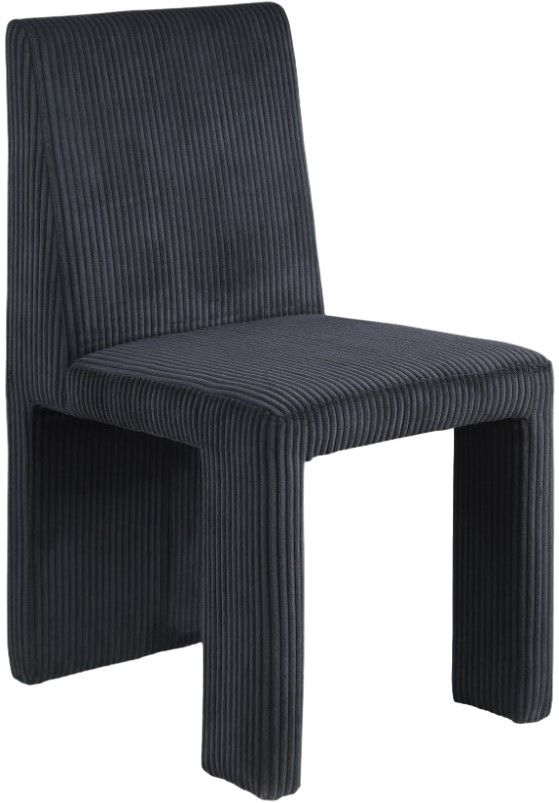 Meridian Furniture Benson Black Upholstered Dining Side Chair-0