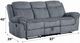 ACME Furniture Zubaida Gray Sofa-2