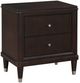 Coaster® Emberlyn Brown 2-Drawer Nightstand Bedside Table-0