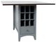 Jofran Inc. Asbury Park 3-Piece AP Gray/Autumn Brown Dining Set-2