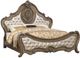 ACME Furniture Ragenardus White/Vintage Queen Upholstered Panel Bed-0