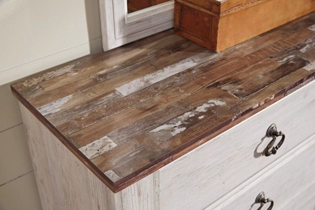 Signature Design by Ashley® Willowton Whitewash Chest-3