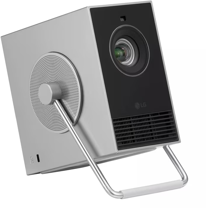 LG、超小型4Kプロジェクター「LG CineBeam Q」。重さ1.49kgで