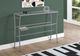 Monarch Specialties Inc. Silver Tempered Glass Top Hall Console Table -3