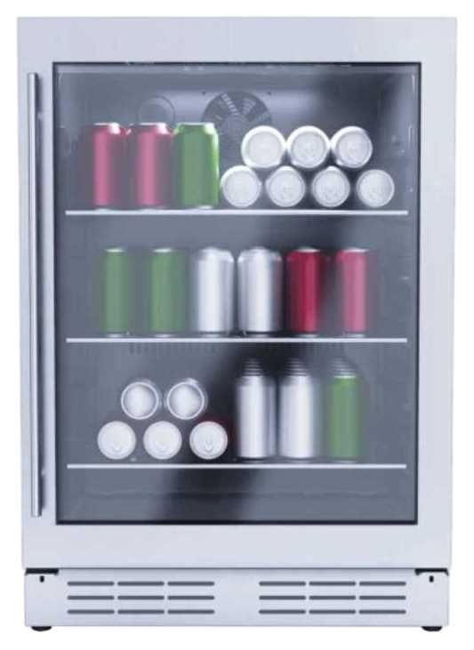 Elica RISERVA 24" 4.8 Cu. Ft. Stainless Steel Built-In Beverage Center-1