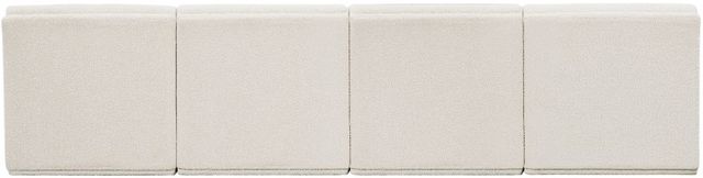 Meridian Furniture Ollie 4-Piece Cream Armless Modular Sofa Sectional-3