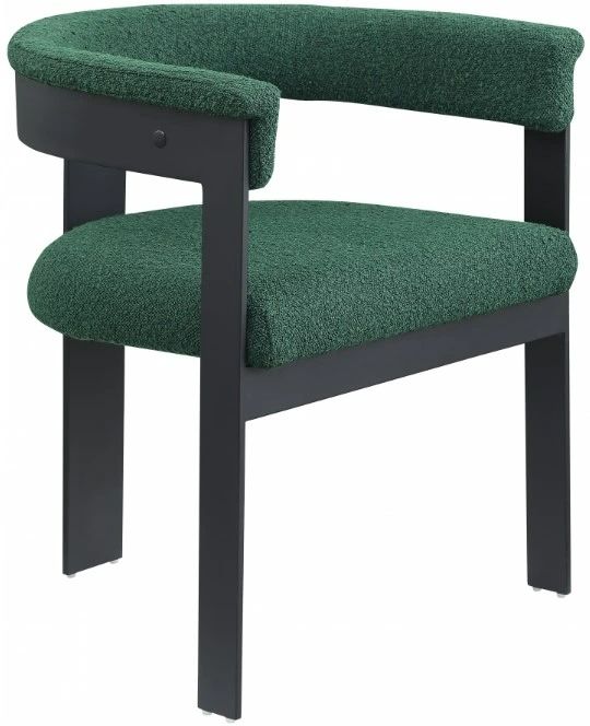 Meridian Furniture Romeo Green/Matte Black Dining Chair-0