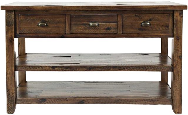 Jofran Inc. Artisan's Craft Dakota Oak Console Table-1