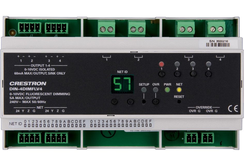 Crestron® DIN Rail 0-10V Dimmer Module | Sound Concepts | AR Crestron® DIN Rail 0-10V Dimmer Module | Sound Concepts | AR