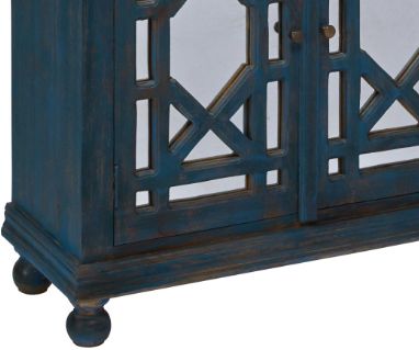Jaipur Furniture Guru Turquoise 2-Door Cabinet-2
