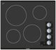 Bosch® 500 Series 24" Black Electric Cooktop without Frame-0
