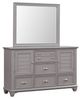 New Classic® Home Furnishings Jamestown 4-Piece Gray California King Panel Storage Bedroom Set-3