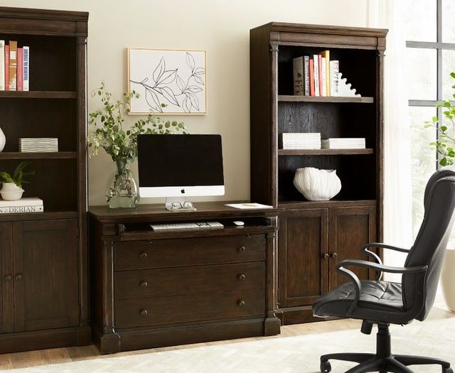 aspenhome® Jackson Turkish Coffee Workstation Combo FileCabinet-3