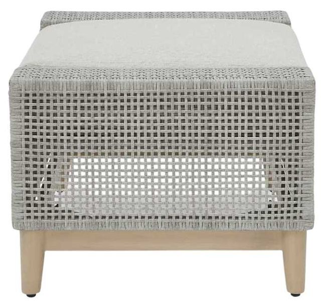 Signature Design by Ashley® Seton Creek Gray Outdoor Ottoman with Cushion-2