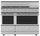 Hestan® KRD Series 48" Steeletto Pro Style Dual Fuel Natural Gas Range with 12" Griddle-0