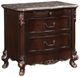 New Classic® Home Furnishings Constantine 4-Piece Cherry Queen Panel Bedroom Set-4