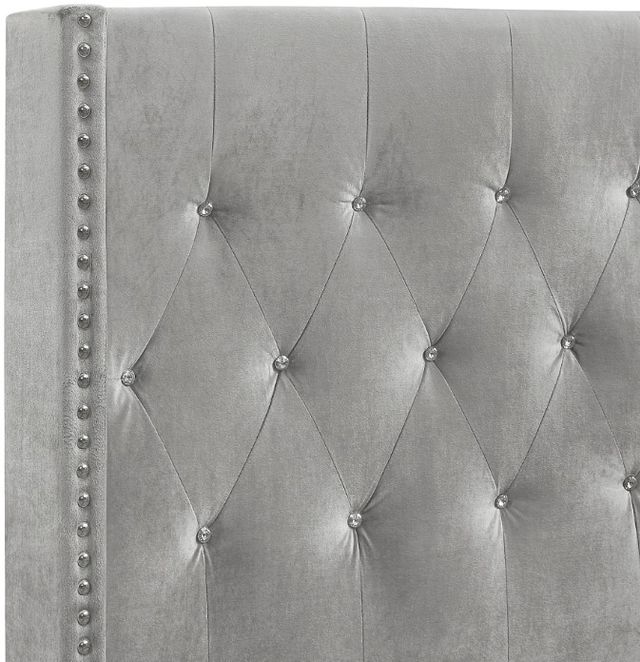 New Classic® Home Furnishings Huxley Gray Full Panel Bed -2