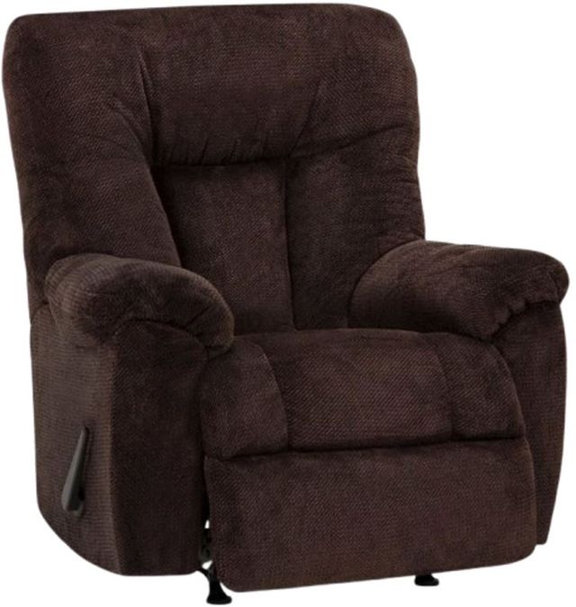 Franklin™ Connery Earth Chocolate Manual Swivel Rocker Recliner-2