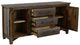 International Furniture Direct Town Brown/Gray Buffet-5