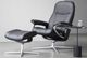 Stressless® by Ekornes® Customizable Consul Small Manual Recliner and Ottoman with Cross Base-1