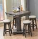ECI Furniture PGA Gray Backless Swivel Counter Stool-1