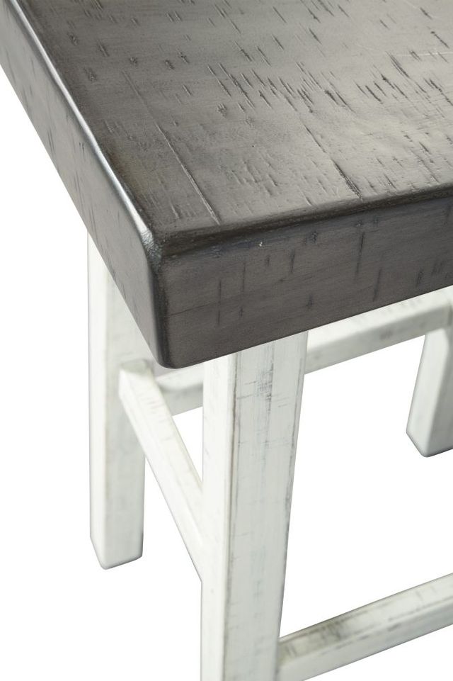 Signature Design by Ashley® Glosco Brown Gray/Antique White Pub Height Bar Stool-3