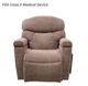 UltraComfort™ Maya Maize Medium Extra Wide Power Lift Recliner-0