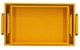 A & B Home Orinoco 2-Piece Warm Orange Crocodile Print Tray Set-4